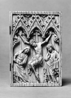 Right Leaf of a Diptych with the Crucifixion