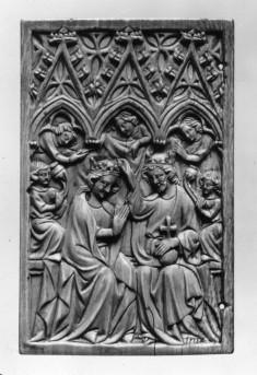 Wax Tablet with the Coronation of the Virgin