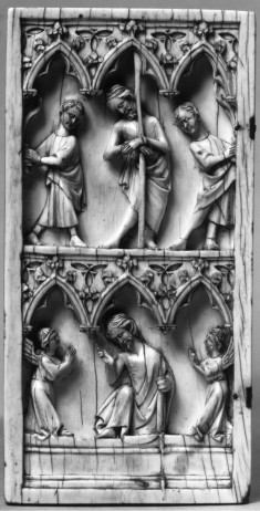 Diptych Leaf with the Flagellation and Resurrection