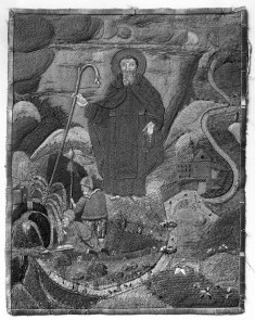 St. Anthony in desert with 2 others