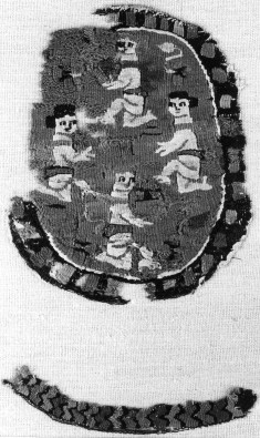 Four figures bearing gifts
