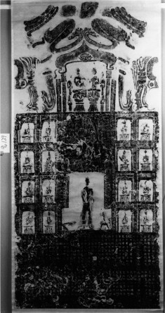Mult. layers of buddha in niches