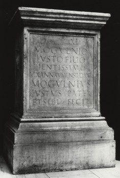 Funerary Altar of M. Ogulnius Iustus