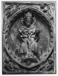 Holy Trinity in Mandorla Surrounded by Symbols of the Evangelists