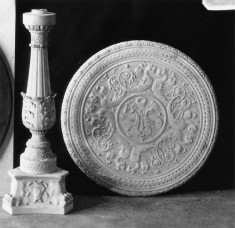 Base of a Table with Acanthus Leaves and a Musical Trophy