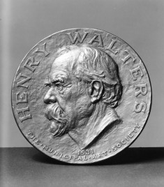 Circular Plaque with Henry Walters