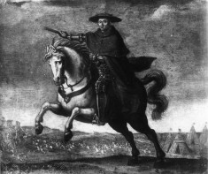 Cardinal Mazarin Riding To Villafranca with the Treaty of Peace