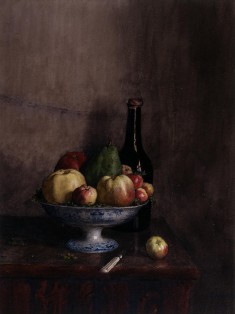 Still Life with Wine and Fruit