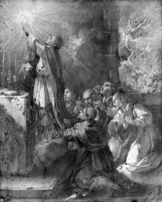 St. Gregory the Great Releasing a Soul from Purgatory