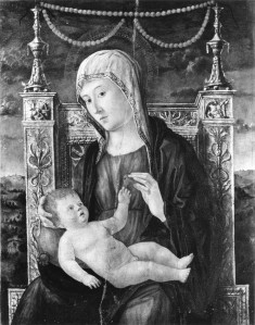 Madonna and Child Enthroned