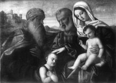 Holy Family with Zacharias and the Young Saint John the Baptist