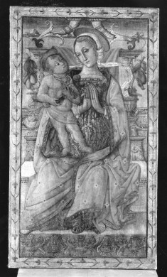 Madonna and Child Enthroned