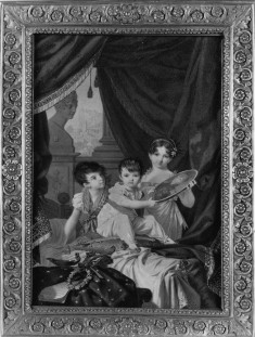 Three Children of General Junot with Portrait