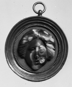 Cameo with the Head of a Woman Set in a Pendant