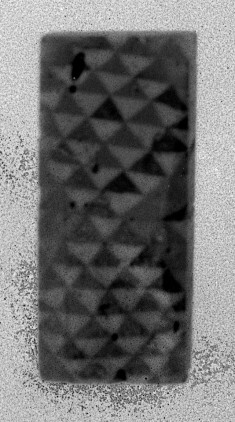 Inlay Fragment with Diamond Pattern
