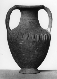Amphora with Stamped and Incised Decoration