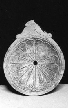 Lamp with Stamped Rosette
