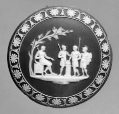 Medallion with Soldiers before Seated Leader