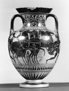 Amphora with Chariot and Amazon