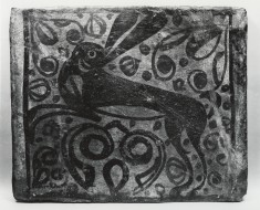 Ceiling Tile (socarrat) with a Hare