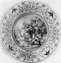 Plate with Abduction of Europa
