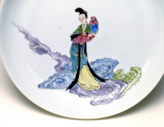 Dish with a Taoist Immortal Holding a Jar