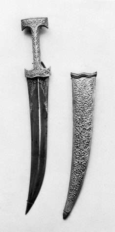 Acanthus leaves on hilt;cartouches