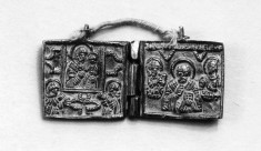 Pectoral Diptych with Virgin Hodegetria and St. Nicholas