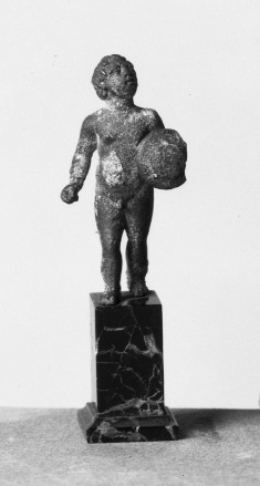 Child Carrying a Shield