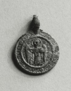 Medallion with the Virgin and an Archangel