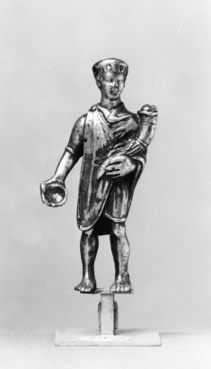 Youth Holding a Cornucopia and Dish