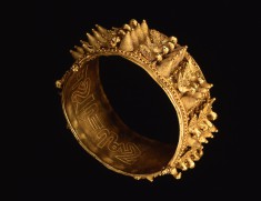 Bracelet Ornamented with Doves and Cones