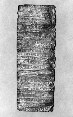 Amulet with an Inscription