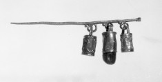 Pin with Three Pendants