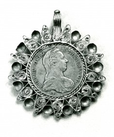 Pendant with a Medal of Empress Maria Theresa of Austria