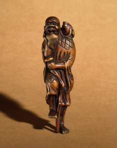 Netsuke of the Immortal Gama Sennin