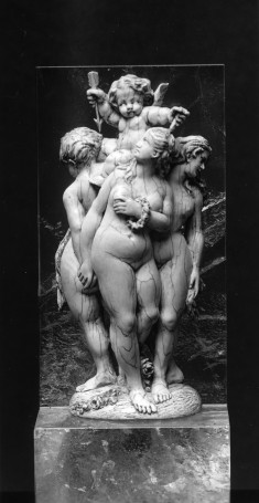 Three Graces and Cupid