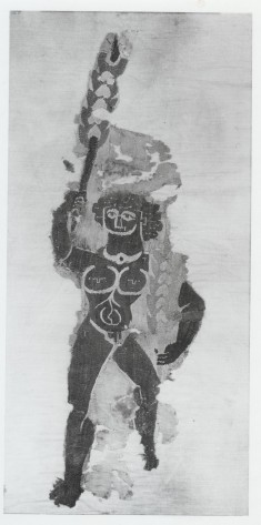 Wall Hanging or Curtain Fragment with Dancer