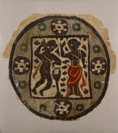 Wall Hanging or Curtain Fragment with Orpheus and Eurydice