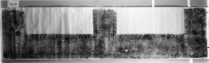 Divided rubbing with figures and monster