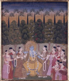 Krishna Dancing with Gopis