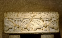 Sarcophagus with Griffins