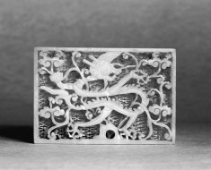 Pierced Plaque with a Dragon