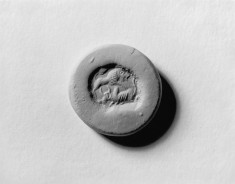 Stamp Seal with a Lion Attacking a Bull