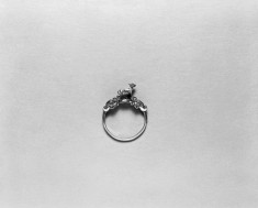 Ring with a Greyhound on a Grassy Mound