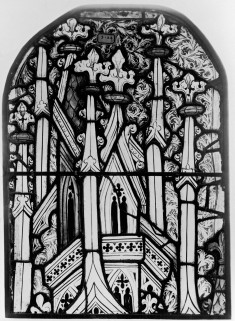 Window Panel with Architectural Detail
