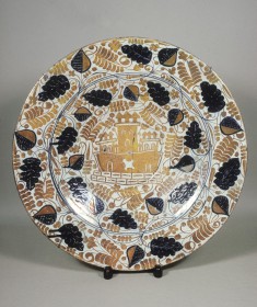 Plate with a Castle