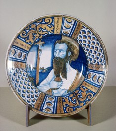 Plate with Saint Jerome Doing Penance