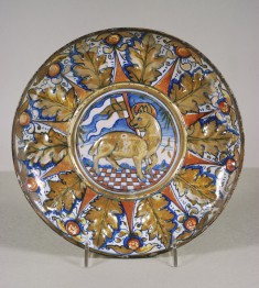Dish with the Lamb of God