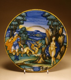 Plate with Perseus and Andromeda